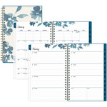 Blue Sky Frosted Weekly/Monthly Planner, 8 x 5, Bakah Blue, 2022 View Product Image