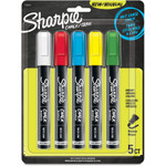 Sharpie Wet-Erase Chalk Marker, Medium Bullet Tip, Assorted, 5/Pack View Product Image