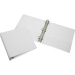 AbilityOne 7510012038814 SKILCRAFT Round Ring View Binder, 3 Rings, 2" Capacity, 11 x 8.5, White View Product Image