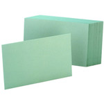 Oxford Unruled Index Cards, 4 x 6, Green, 100/Pack View Product Image