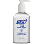 PURELL Advanced Gel Hand Sanitizer, Refreshing Scent, 8 oz Pump Bottle, 12/Carton GOJ404012S View Product Image