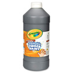 Crayola Washable Fingerpaint, Black, 32 oz Bottle View Product Image