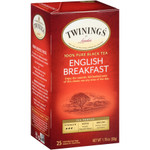 TWININGS Tea Bags, English Breakfast, 1.76 oz, 25/Box View Product Image