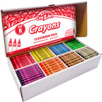 Cra-Z-Art Crayons, 8 Assorted Colors, 800/Pack View Product Image