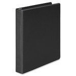 Wilson Jones 368 Basic Round Ring Binder, 3 Rings, 1" Capacity, 11 x 8.5, Black View Product Image