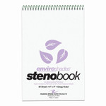 Roaring Spring Enviroshades Steno Notebook, Gregg Rule, 6 x 9, Orchid, 80 Sheets, 4/Pack View Product Image