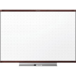 Quartet Prestige 2 Total Erase Whiteboard, 48 x 36, Mahogany Color Frame View Product Image