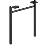 HON Mod U-Leg, 23.75" x 2" x 27.86", Black View Product Image