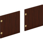 HON Mod Laminate Doors for 48"W Mod Desk Hutch, 15.87 x 14.83, Traditional Mahogany, 3/Carton View Product Image