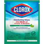 Clorox Disinfecting Wipes, Individually Wrapped, Fresh Scent, 7 x 8, 900/Carton View Product Image