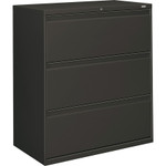 HON 800 Series Three-Drawer Lateral File, 36w x 19.25d x 40.88h, Charcoal View Product Image