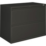 HON 800 Series Two-Drawer Lateral File, 36w x 18d x 28h, Charcoal View Product Image