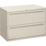 HON 700 Series Two-Drawer Lateral File, 42w x 18d x 28h, Light Gray View Product Image