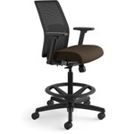 HON Ignition 2.0 Ilira-Stretch Mesh Back Task Stool, 32" Seat Height, Up to 300 lbs., Espresso Seat/Black Back, Black Base View Product Image
