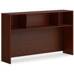 HON Mod Desk Hutch, 3 Compartments, 66 x 14 x 39.75, Traditional Mahogany View Product Image