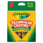 Crayola Triangular Crayons, 8 Colors/Box View Product Image