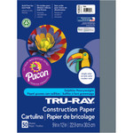 Pacon Tru-Ray Construction Paper, 76lb, 9 x 12, Slate, 50/Pack View Product Image