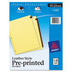 Avery&reg; Preprinted Tab Dividers - Clear Reinforced Edge View Product Image