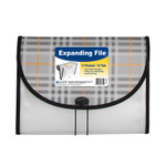 C-Line Plaid Design Expanding Files, 1.5" Expansion, 13 Sections, Letter Size, Plaid View Product Image