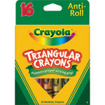 Crayola Triangular Anti-roll Crayons View Product Image