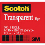 Scotch Transparent Tape - 1/2"W View Product Image