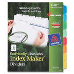 SKILCRAFT 8-Tab Clear Label Index Maker Dividers View Product Image