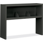 HON 38000 Series Stack On Open Shelf Hutch, 48w x 13.5d x 34.75h, Charcoal View Product Image