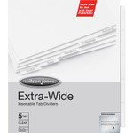 Wilson Jones Oversized Insertable Tab Dividers View Product Image