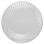 Classicware WNA Comet Heavyweight Plastic Clear Plates View Product Image