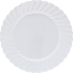 Classicware WNA Comet Heavyweight Plastic White Plates View Product Image
