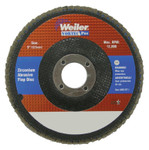 Weiler 5" Vortec Pro Abrasive Flap Disc, Angled, Phenolic Back View Product Image