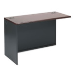 HON 38000 Series Return Shell, Left, 48w x 24d x 29-1/2h, Mahogany/Charcoal View Product Image