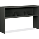 HON 38000 Series Stack On Open Shelf Hutch, 60w x 13.5d x 34.75h, Charcoal View Product Image