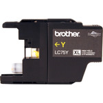 Brother LC75Y Innobella High-Yield Ink, 600 Page-Yield, Yellow View Product Image