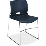 HON Olson Stacker High Density Chair, Regatta Seat/Regatta Back, Chrome Base, 4/Carton View Product Image