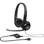 Logitech H390 USB Headset w/Noise-Canceling Microphone View Product Image