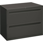 HON 700 Series Two-Drawer Lateral File, 36w x 18d x 28h, Charcoal View Product Image