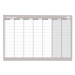 MasterVision Weekly Planner, 36x24, Aluminum Frame View Product Image