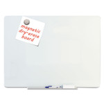 MasterVision Magnetic Glass Dry Erase Board, Opaque White, 36 x 24 View Product Image
