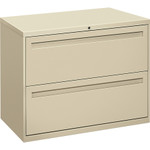 HON 700 Series Two-Drawer Lateral File, 36w x 18d x 28h, Putty View Product Image