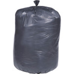 AbilityOne 8105013862410, SKILCRAFT Recycled Content Trash Can Liners, 60 gal, 1.5 mil, 36" x 58", Black/Brown, 100/Carton View Product Image
