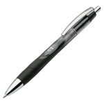 AbilityOne 7520015068500 SKILCRAFT VISTA Retractable Gel Pen, 0.7mm, Black Ink, Smoke Barrel, Dozen View Product Image