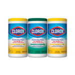 Clorox Disinfecting Wipes, 7 x 8, Fresh Scent/Citrus Blend, 75/Canister, 3/Pk View Product Image