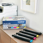Brother TN2234PK Toner, 1,400/1,300 Page-Yield, Black/Cyan/Magenta/Yellow View Product Image