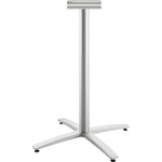 HON Between Standing-Height X-Base for 42" Table Tops, Silver View Product Image