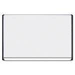 MasterVision Porcelain Magnetic Dry Erase Board, 48x72, White/Silver View Product Image