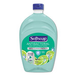 Softsoap Antibacterial Liquid Hand Soap Refills, Fresh, 50 oz, Green, 6/Carton View Product Image