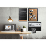 MasterVision Black & White Message Board Set, Assorted Sizes & Colors, 3/Set View Product Image