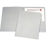 AbilityOne 7510005842491 SKILCRAFT Double Pocket Portfolio, Letter Size, Gray, 25/Box View Product Image