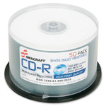 AbilityOne 7045015992655, CD-R Disc, 700MB/80min, 52x, Printable, Spindle, 50/Pack View Product Image